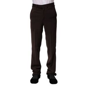 BENCIVENGA Dark Brown Mid Waist Dress Formal Men's Pants